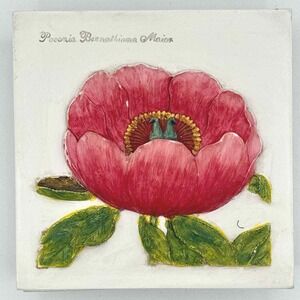 Ibis & Orchid Box of Light Peony design Tea Light Holder Floral Trinket Box